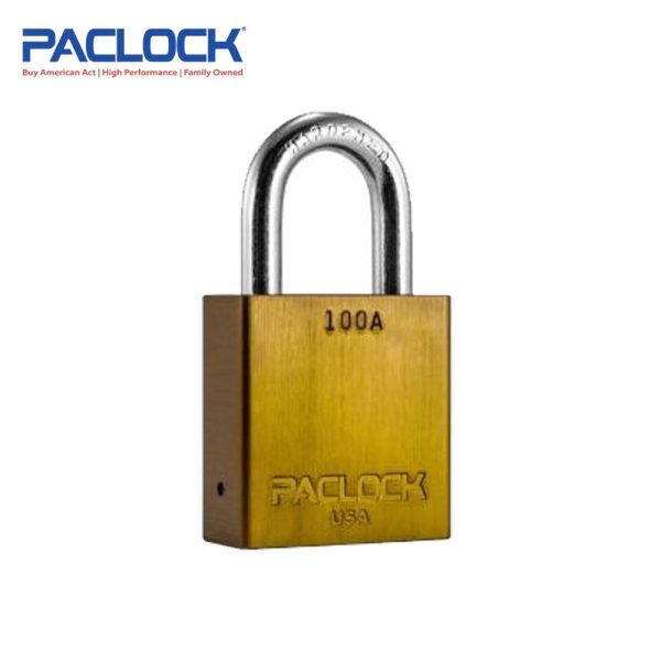 PACLOCK Medium-Duty Aluminum Padlock with 3 4 Inch Shackle Spread and P0 Keyway 100A Series - Hardened Stainless Steel Shackles For Cheap - Image 5