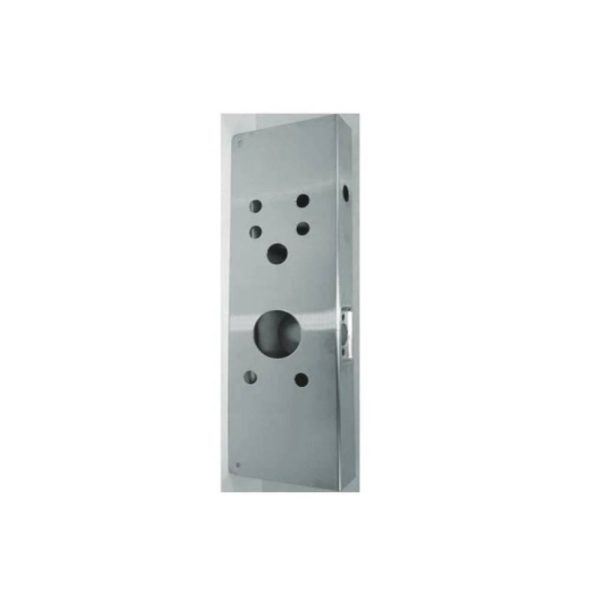 Don-Jo - 26AD-S-CW - Wrap Around Plate 22 Gauge Steel 16-5 8 Height and 5-1 8 Width with 2-3 4 Backset - S (Satin Stainless Steel Finish-630) For Sale