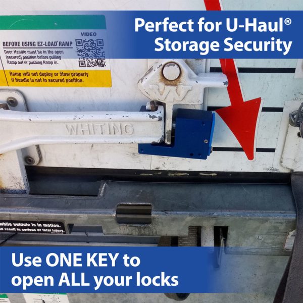 PACLOCK Hidden-Shackle Aluminum Block-Lock-Style Lock with P0 Keyway LFIC-ASA-BL17A-1100 Series - Hardened Steel Shackles For Discount - Image 4