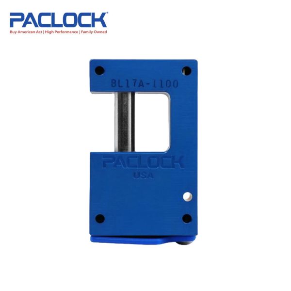 PACLOCK Hidden-Shackle Aluminum Block-Lock-Style Lock with P0 Keyway LFIC-ASA-BL17A-1100 Series - Hardened Steel Shackles For Discount - Image 2