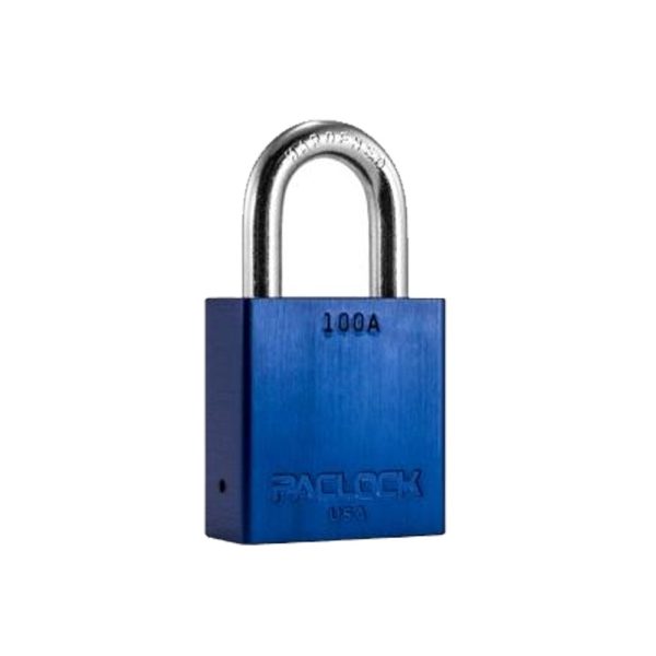 PACLOCK Medium-Duty Aluminum Padlock with 3 4 Inch Shackle Spread and PR1 Keyway 100A Series - Hardened Stainless Steel Shackles Supply - Image 3