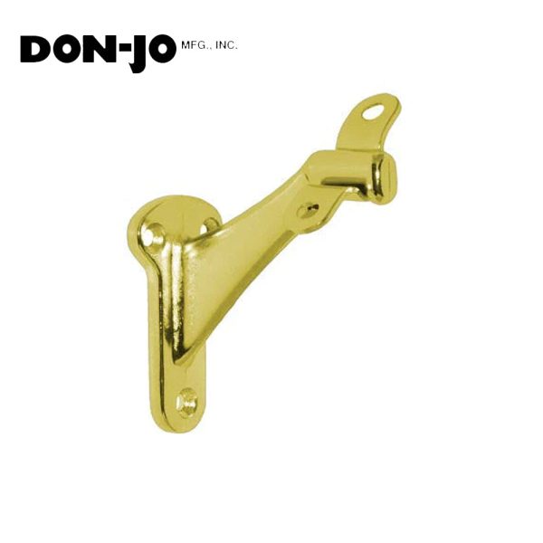 Don-Jo - 135-605 - Handrail Bracket with 2-1 4 Length and 1-1 4 Width - 605 (Bright Brass Finish) Cheap - Image 2
