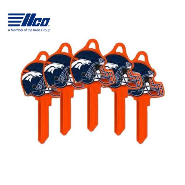 ILCO - NFL-SC1 TeamKeys - Helmet Edition Key Blank - Denver Broncos - Pack of 5 For Discount - Image 2