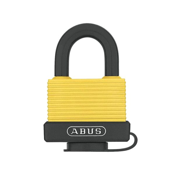 ABUS - 70 45 - Self-Locking Double Bolted Yellow Colored Marine Grade Brass Padlock with Optional Keying - 1-59 64 Inch Width Online Hot Sale