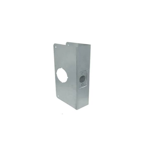 Don-Jo - 214C-S-CW - Wrap Around Plate 22 Gauge Steel 9 Height and 4-1 4 Width with 2-3 8 Backset - S (Satin Stainless Steel Finish-630) Discount