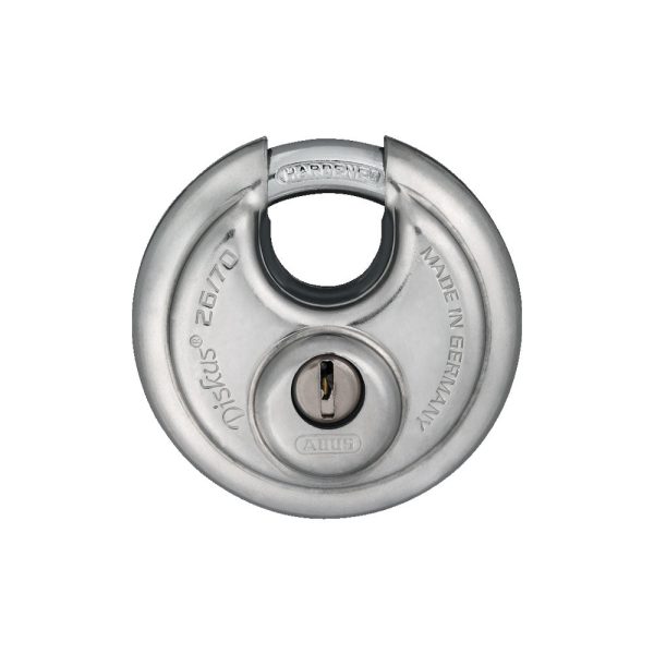 ABUS - 26 70 - Heavy-Duty Stainless Steel Padlock with Optional Keying - 2-3 4 Inch Width For Discount