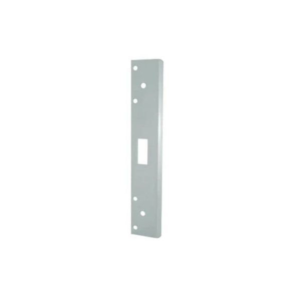 Don-Jo - FL-212N-SL - Single Hole Security Strike 13 Gauge Steel 12 Height and 1-3 8 Width - SL (Aluminum Painted Finish-689) Online