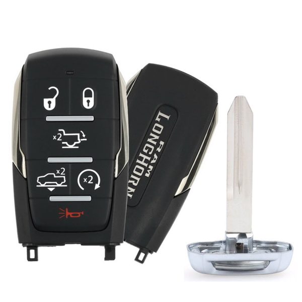 2019 - 2024 RAM 1500 LongHorn Smart Key 6B FCC# OHT-4882056 - Silver Sides Online now