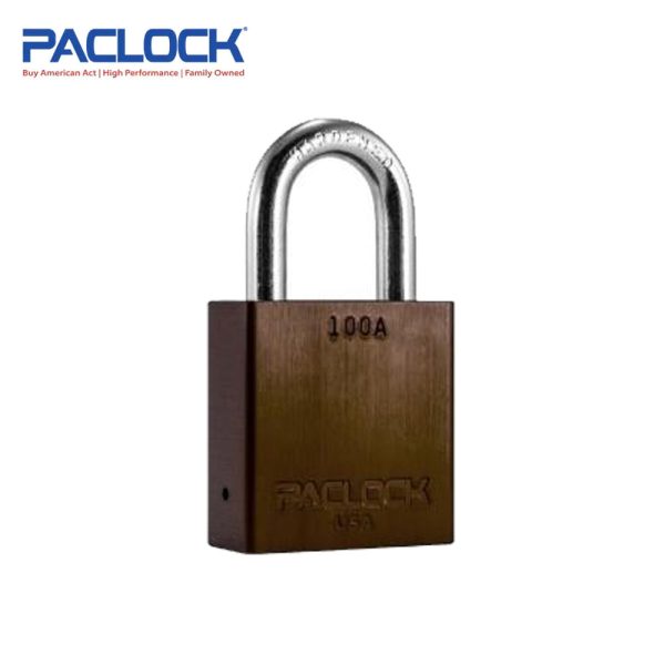 PACLOCK Medium-Duty Aluminum Padlock with 3 4 Inch Shackle Spread and PR1 Keyway 100A Series - Hardened Stainless Steel Shackles Supply - Image 4