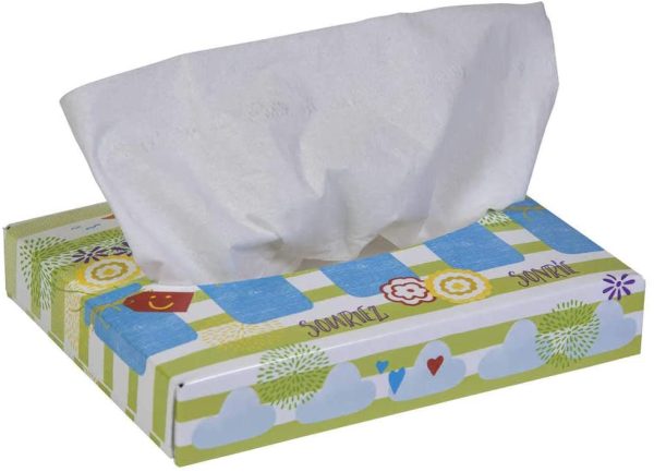 Kimberly Clark Kleenex 21195 - Facial Tissue Junior, White Tissue Paper, 2-Ply, 40 Sheets Per Flat Box - 5 1 2  x 8 3 8 , Pack of 10 Online now